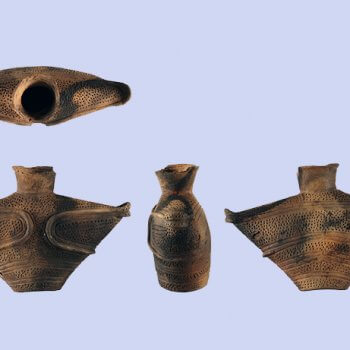 土偶形容器