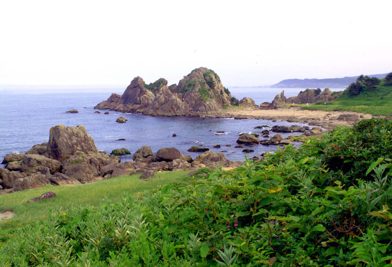 種差海岸 釜の口