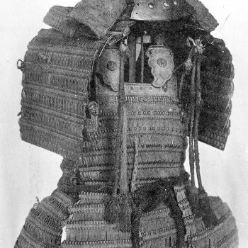 絵葉書 紺糸威銅丸鎧　