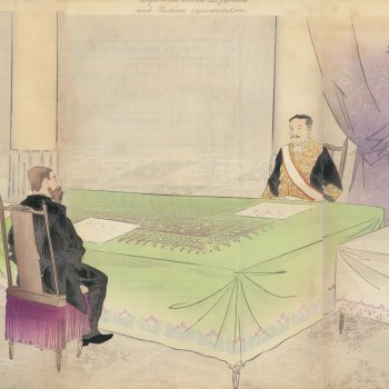 日露会見談判図 