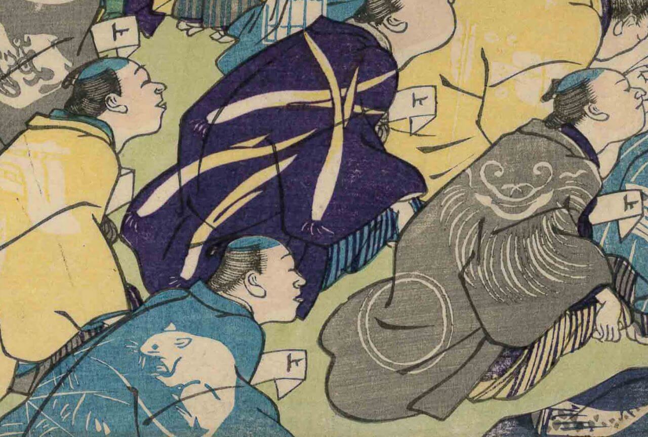 天正年中上杉謙信上洛之折から‥ (部分)