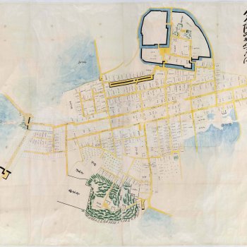 八戸藩政時代市街図